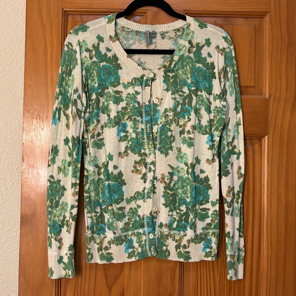 Caslon Floral Cardigan